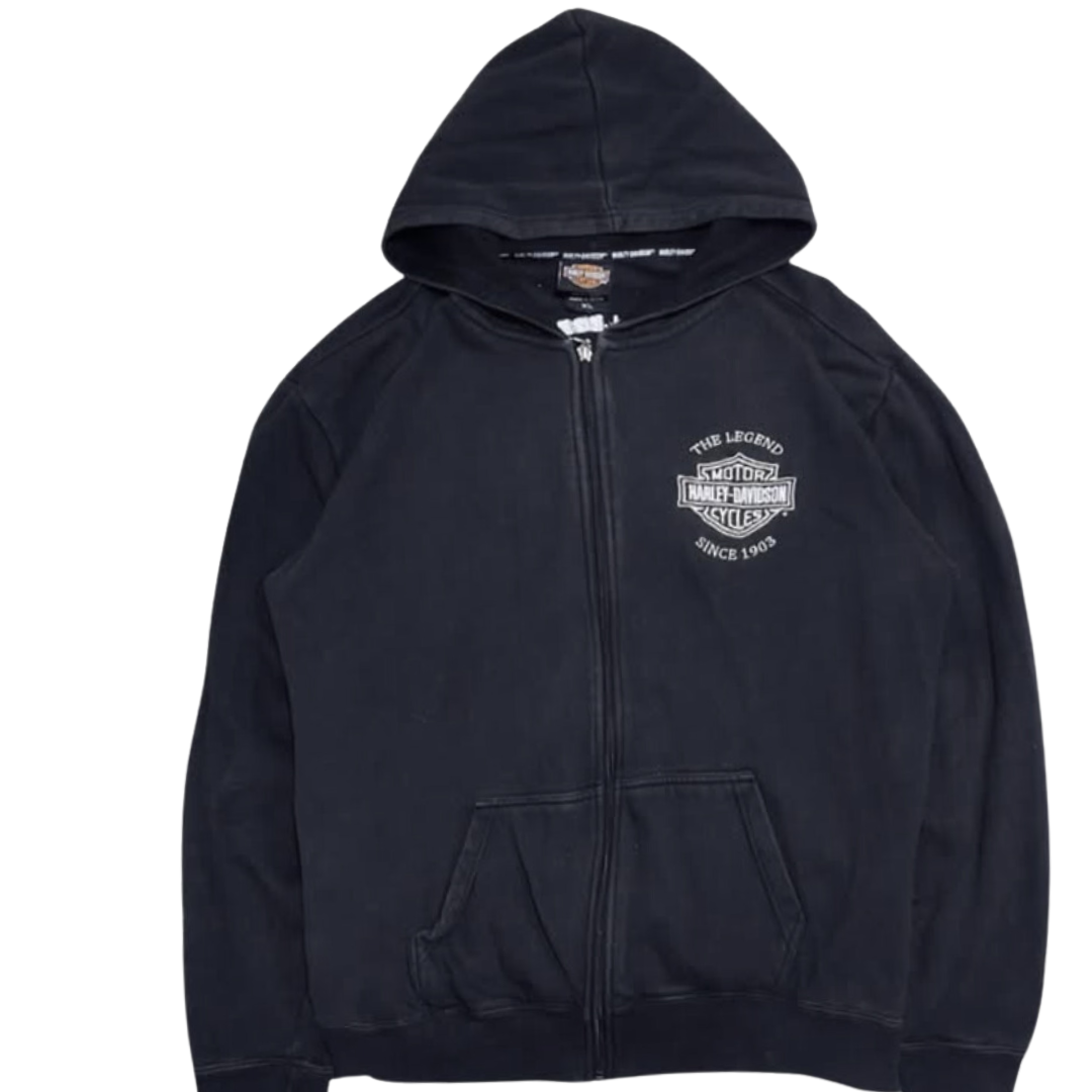 Harley Davidson zip up hoodie