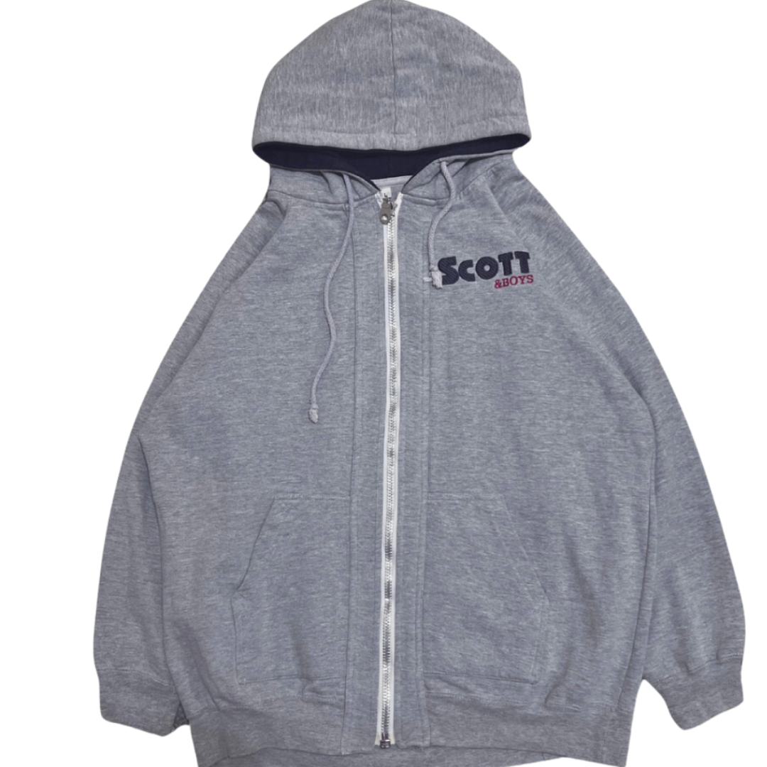 HEAVY zip up hoodie (wide arms)