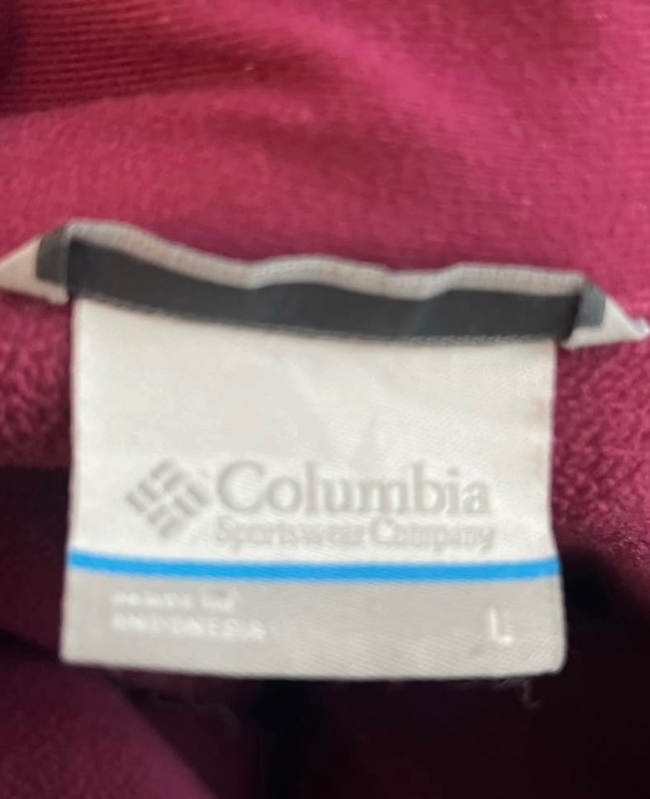 Columbia zip up jacket